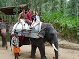 Elephant ride Thekkady